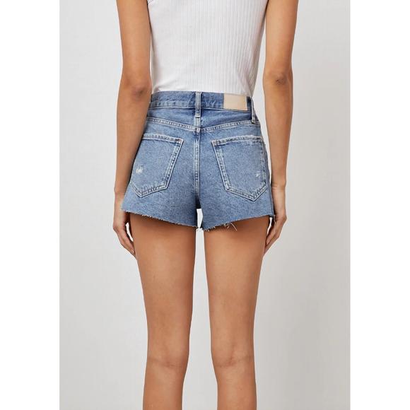 NEW RAILS fairfax denim shorts in atlantic blue - Picture 3 of 4